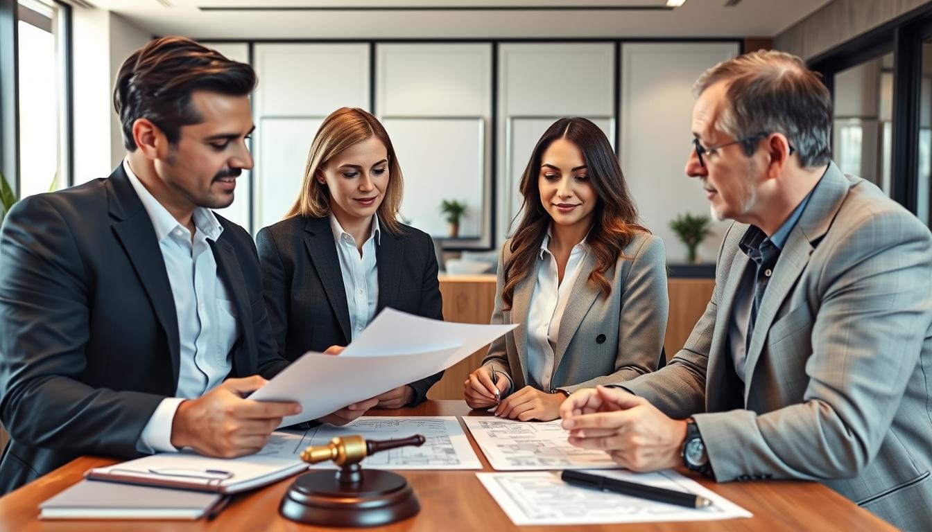 Business agreement signing